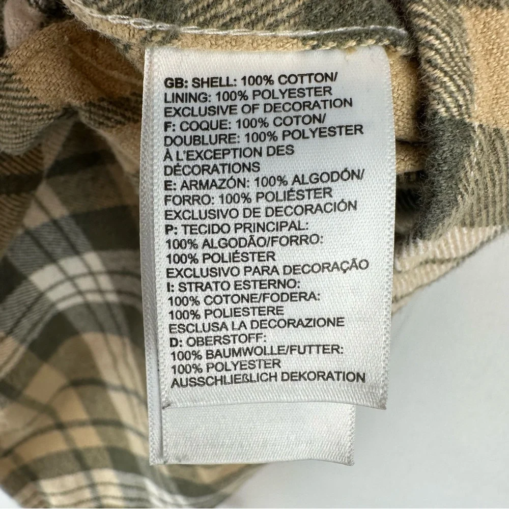 The North Face Plaid Flannel Button Down Shirt‎ Gorpcore